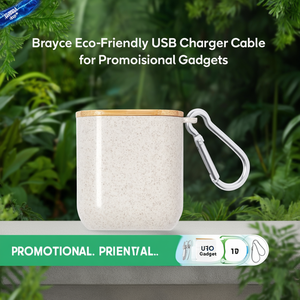 Cavo di Ricarica USB Ecologico Brayce per Gadget Promozionali - Product Image 3