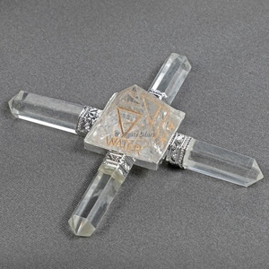 Cristal avec éléments Cristaux Générateur d'énergie Guérison & Décoration intérieure Agate gravée Améthyste Vente - Product Image 1