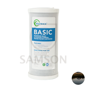 Produit de vente chaud 2023 10 "grand purificateur d'eau CTO à bloc de charbon actif bleu peut s'appliquer au filtre à eau domestique et industriel - Product Image 1