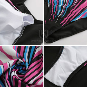 Comfortable Color Contrast Breathable Women Swimming Suit Sustainable Seamless Swimming Suit - Product Image 6