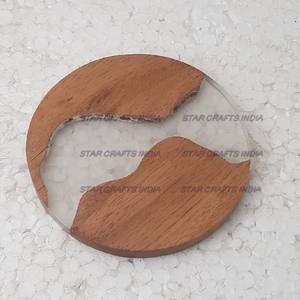 Smooth Edge Square Round <b>Slate</b> Resin & Wood Coasters <b>Heart</b> Blanks Bulk <b>Slate</b> Coasters for Laser Engraving - Product Image 4