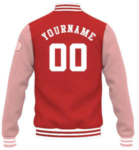 Veste de baseball brodée personnalisée de haute qualité pour hommes longue longueur meilleur vendeur avec nouveau design lettrage uni approvisionnement en gros - Product Image 2