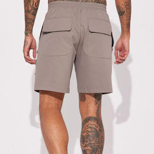 Pantalones cortos con bolsillo Cargo para hombre, tela de algodón con múltiples bolsillos y cremallera, tela duradera, material transpirable y ajustable para un ajuste relajado 2026 - Product Image 1