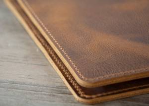 Couverture de carnet A5 en cuir vintage faite à la main, résistante, anti-odeur, confortable, rechargeable, pour le bureau - Product Image 5