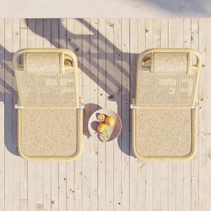 Lightweight rattan <b>chair</b> for outdoor <b>relaxation</b> natural material boho beach <b>chairs</b> highest quality - Product Image 4