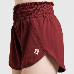 กางเกงขาสั้น Tide สีแดงเลือดหมู ผ้าฝ้ายระบายอากาศได้ดี พร้อมลายพิมพ์สีสันสดใส เหมาะสำหรับการออกกำลังกาย - Product Image 6