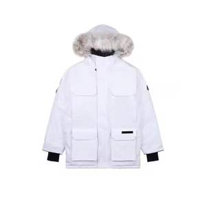 เสื้อโค้ทกันลมสไตล์คลาสสิกสำหรับผู้ชายแจ็คเก็ตขนเป็ดสไตล์แคนาดาสำหรับฤดูหนาว - Product Image 4