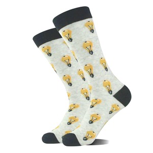 100% Cotton Custom Printed Logo <b>Men's</b> <b>Socks</b> Breathable Soft <b>Warm</b> Trendy Mid-Length Stretchable Anti-Bacterial for Autumn Season - Product Image 6