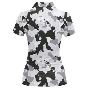 Camisetas de Polo de Golf para Mujer de Alta Calidad, Cómodas, Transpirables, con Impresión Digital por Sublimación, OEM, Estilo Urbano - Product Image 6