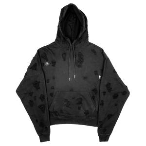 เสื้อมีฮู้ดผ้าฟลีซผ้าฝ้าย100% ขนาดใหญ่โอเวอร์ไซส์พิมพ์ลายดิจิตอลสำหรับฤดูหนาว - Product Image 4