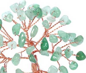 Árbol de cristal-Árbol de cristal de Aventurina verde curativo para energía positiva-Árbol de Aventurina verde para decoración de oficina y hogar - Product Image 4