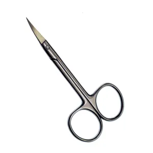 Low MOQ Factory Supplier Stainless Steel Cuticle Nail Scissor Russian Cuticle Scissors Colored Fine Edge