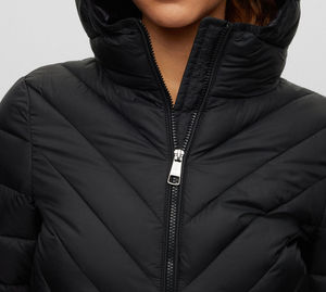 Produits d'hiver 2025 Veste matelassée imperméable à fermeture éclair Vestes en duvet Vestes matelassées pour femmes en vente Service OEM avec OEM - Product Image 4