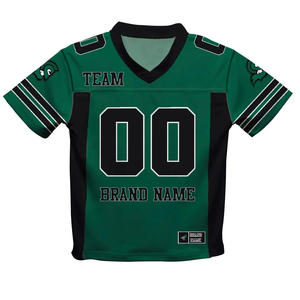 2025 personnalisé haute qualité impression Boxy t-shirts maille surdimensionné maillots de Football américain respirant culture maillots - Product Image 2