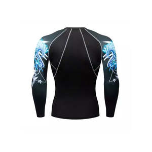 2025 Estilo único Demanda del cliente Precio bajo Venta superior Su propio logotipo Mejor fabricante Diseño personalizado para hombres Rash Guard OEM - Product Image 5