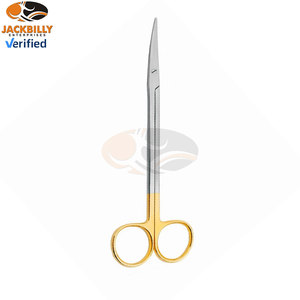 Instrument chirurgical vasculaire de haute qualité Jackbilly Enterprises pour tissus artériels, type Debakey, avec poignée dorée en acier inoxydable - Product Image 5
