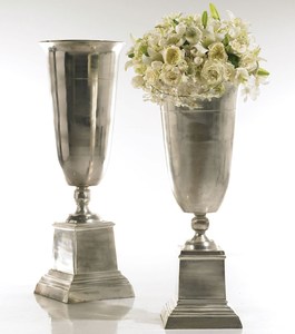 Vase à fleurs en argent pour centre de table de mariage, nouvelle arrivée, finition argentée, urnes à fleurs décoratives pour centre de table de mariage - Product Image 2