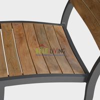 Silla de Comedor Catalina de BALELIVING, Diseño Moderno y Minimalista, Madera Maciza Ecológica y Duradera, Muebles para el Hogar, Garantía de Indonesia