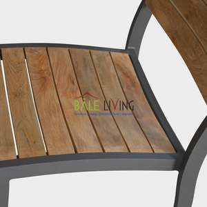 Chaise d'extérieur Catalina au design minimaliste en bois massif durable de la meilleure qualité d'Indonésie - Product Image 5