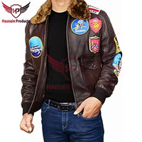 Blouson aviateur en cuir de qualité supérieure pour hommes avec doublure en fourrure-Offre Spéciale vente en gros de vêtements d'extérieur personnalisés pour hommes