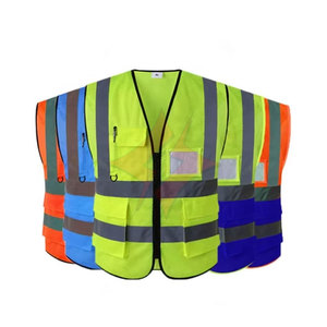 Gilet de sécurité routière réfléchissant haute visibilité sans manches respirant ANSI Classe 1 pour hommes, léger, logo personnalisé, vêtements de travail - Product Image 1