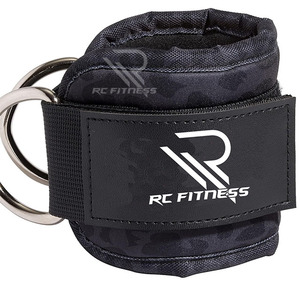 Home Gym Leather Glute Workouts Kickbacks Cuff Attachment <b>Ankle</b> Strap Cable Machine Resistance Bands Hip Abductors - Product Image 4