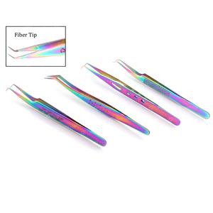 เครื่องมือยกขนตาปลอมสำหรับมืออาชีพแหนบต่อขนตาปลอมทำจากสเตนเลสสตีลออกแบบโลโก้ได้ตามต้องการ - Product Image 3