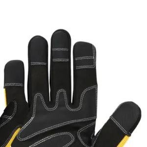 Gants de mécanicien robustes sur mesure à vendre Gants de mécanicien demi-doigts confortables vente en gros - Product Image 2