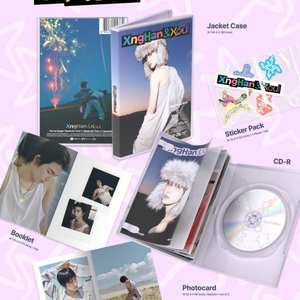 K-POP XngHan&Xoul 1er Álbum Sencillo [Waste No Time] Versión Photo Book SM Oficial 104p CD Photocard Foto de Identificación Original - Product Image 1
