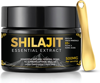 Résine de Shilajit OEM/ODM, Résine de Shilajit Pure de l'Himalaya, Complément Alimentaire à Base de Résine de Shilajit Naturelle avec Acide Fulvique et Oligo-éléments