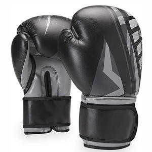 Guantes profesionales de boxeo y Kickboxing para hombres y mujeres Equipo de entrenamiento de cuero de perforación pesada para deportes - Product Image 1