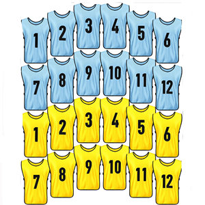 Gilet d'entraînement léger en tissu à séchage rapide et coupe ajustée, maillot de football en maille respirante, gilet d'entraînement en tissu doux au toucher - Product Image 1