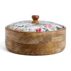 Elegante Caja de Madera para Chapati, Hecha a Mano, Personalizada, Impresa, de Alta Calidad, para Bodas y Cocina, Resistente a la Humedad, Apta para Lavavajillas - Product Image 2