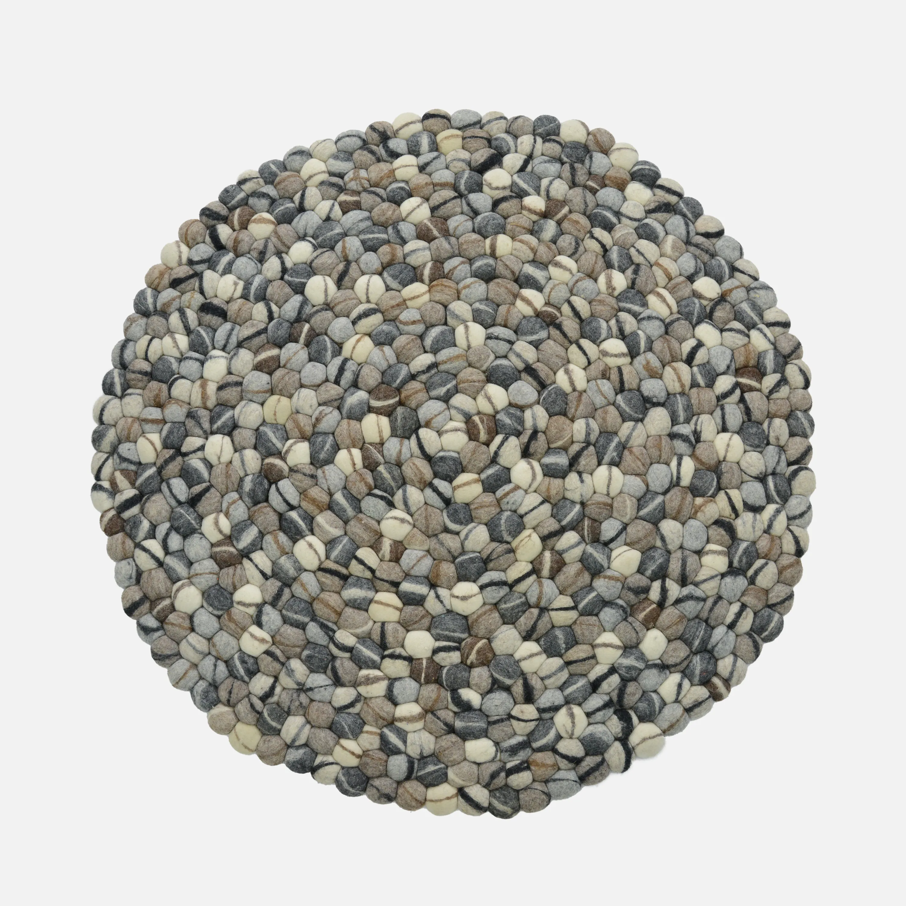 "Felt Handmade pebble rugs"-"Pure Soft wool Stones Rugs"-" Rug-Handmade Multi-color Rugs From Nepal"