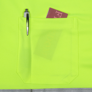 Fluorescent Color Safety Reflective Clothing Polo <b>Shirts</b> Work Long Sleeves Reflective Polo Hi <b>Vis</b> Polo <b>Shirt</b> - Product Image 4