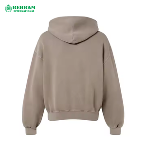 Sweat-shirts unisexes à fermeture éclair de qualité supérieure, couleur personnalisée, grandes tailles, en molleton de coton, tissu éponge français, séchage rapide, respirants - Product Image 6