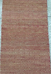 Dệt Tay Thân Thiện Với Môi Mô Hình Kim Cương Khu Vực Thảm Len Tự Nhiên & Cotton Jacquard Kỹ Thuật Boho Sàn Mat - Product Image 3