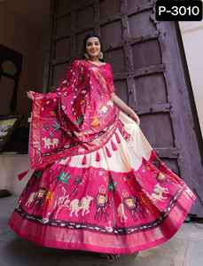 Boda Lahenga Choli Ropa étnica india Blusas de mujer Vestidos de novia Lehenga Choli nupcial con Dupatta con precio bajo - Product Image 6