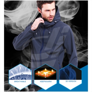 OEM-Chaqueta de exterior impermeable para hombre, nuevo diseño, 100% poliéster, suave, para senderismo - Product Image 1