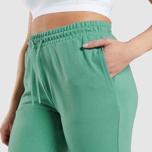 กางเกงเรียกเหงื่อของผู้หญิงผ้าแคนวาสแบบแบนเนื้อผ้าระบายอากาศได้มีขนหนาน้ำหนักเบาแห้งเร็วสำหรับฤดูใบไม้ร่วง - Product Image 4