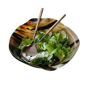 Plato de Cuerno Hecho a Mano con Textura Suave y Borde Pulido para Servir el Desayuno a un Precio Accesible - Product Image 5