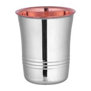 High Selling Gorgeous look pure Copper tumbler glass <b>cup</b> for water decorated tumbler <b>large</b> custom for drinking ware - Product Image 1