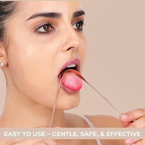 Premium Quality Sale Pure Copper <b>Tongue</b> <b>Scraper</b> with Case Easy to Use <b>Tongue</b> Cleaner for Adults for Oral Care & Hygiene - Product Image 3