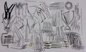 Juego de instrumentos quirúrgicos de 197 piezas, equipo de cirugía Abdominal, kit completo de cirugía médica, forja alemana Pakistán Maryament - Product Image 3