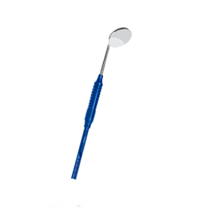 Espejo Dental Manual Reutilizable de Acero Inoxidable Profesional con Recubrimiento de Titanio Rosa, Mango Antideslizante, Certificado CE Clase I - Product Image 3