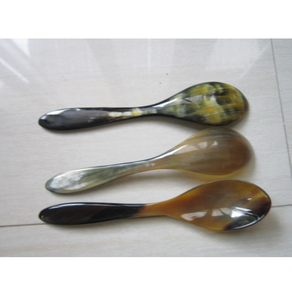 Elegant Customizable Mini Horn Spoon Bowl <b>Set</b> Sustainable Buffalo Horn Classic Home Collection Vietnam for <b>Parties</b> Restaurants - Product Image 5
