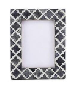 Prix de gros Cadre photo en bois incrusté d'os Incrustation à la main Cadre photo décoratif en bois et os Incrustation d'os Cadre photo rectangulaire - Product Image 4