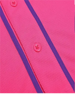 เสื้อเบสบอลปักโลโก้ผ้าฝ้ายซับลิเมชันสำหรับเครื่องแบบเบสบอลซอฟต์บอล - Product Image 4