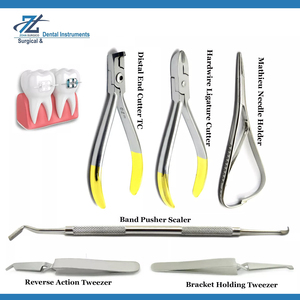 Juego de herramientas de ortodoncia 18 piezas Alicates de Ortodoncia con instrumentos de kit de ortodoncia dental - Product Image 4