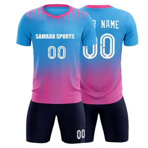 Nueva temporada Jersey Fútbol Venta caliente Uniformes de fútbol baratos Último diseño Uniformes de fútbol personalizados - Product Image 1